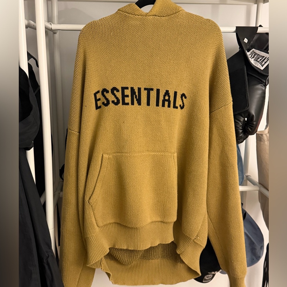 Essentials Fear of God Knit Pullover Hoodie (Rare)
